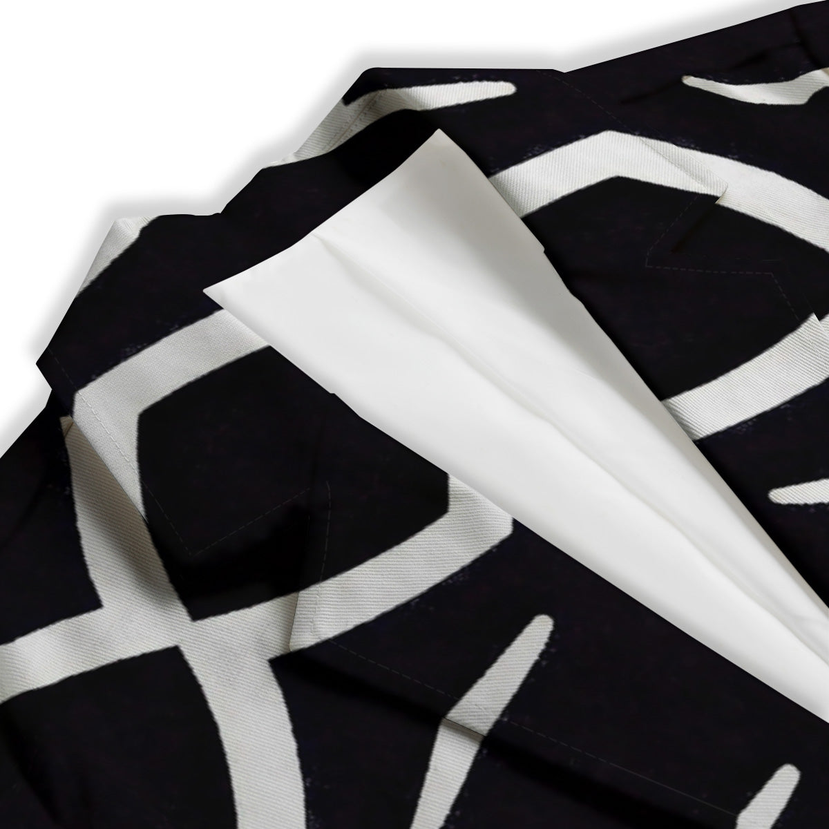 Kaleidoscope Black Print Women's Blazer-grizzshop