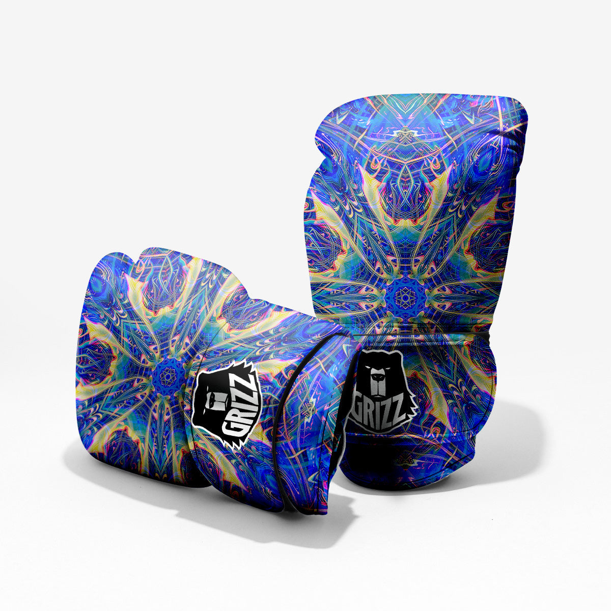 Kaleidoscope Blue Print Pro Boxing Glove