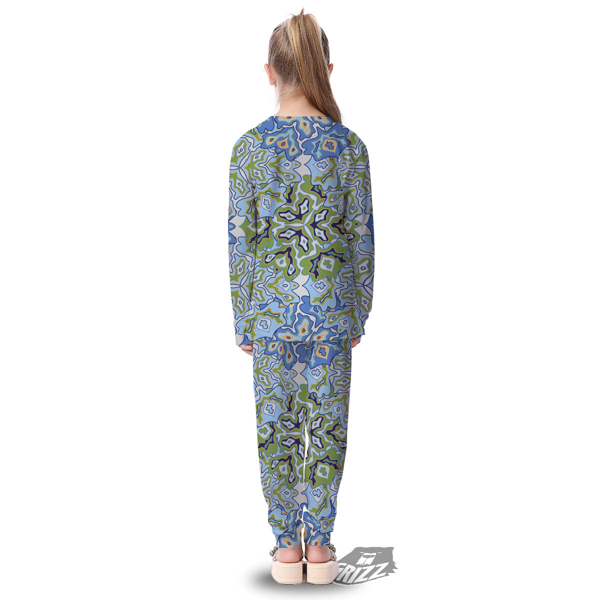 Kaleidoscope Boho Print Kid's Pajamas-grizzshop