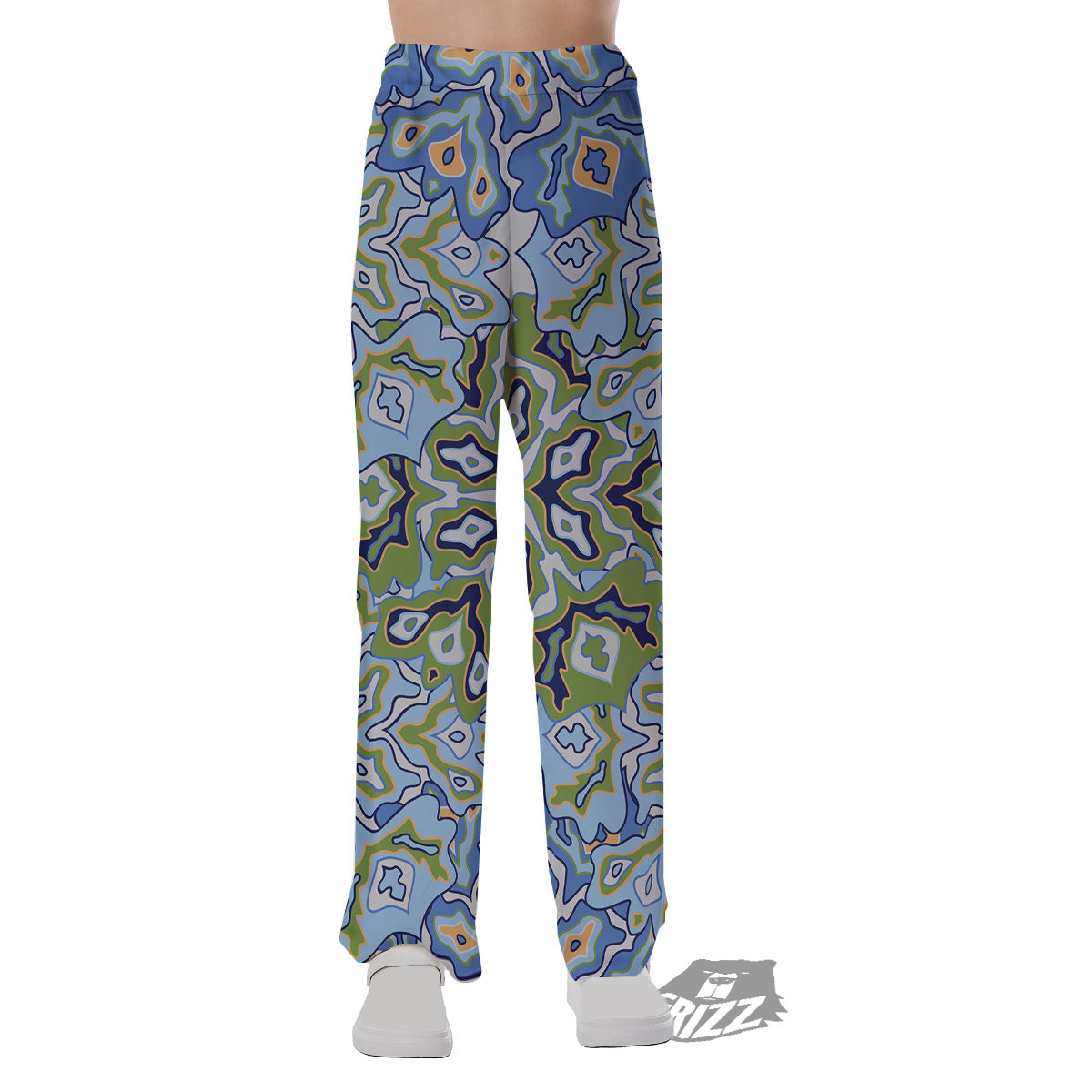 Kaleidoscope Boho Print Pajama Pants-grizzshop