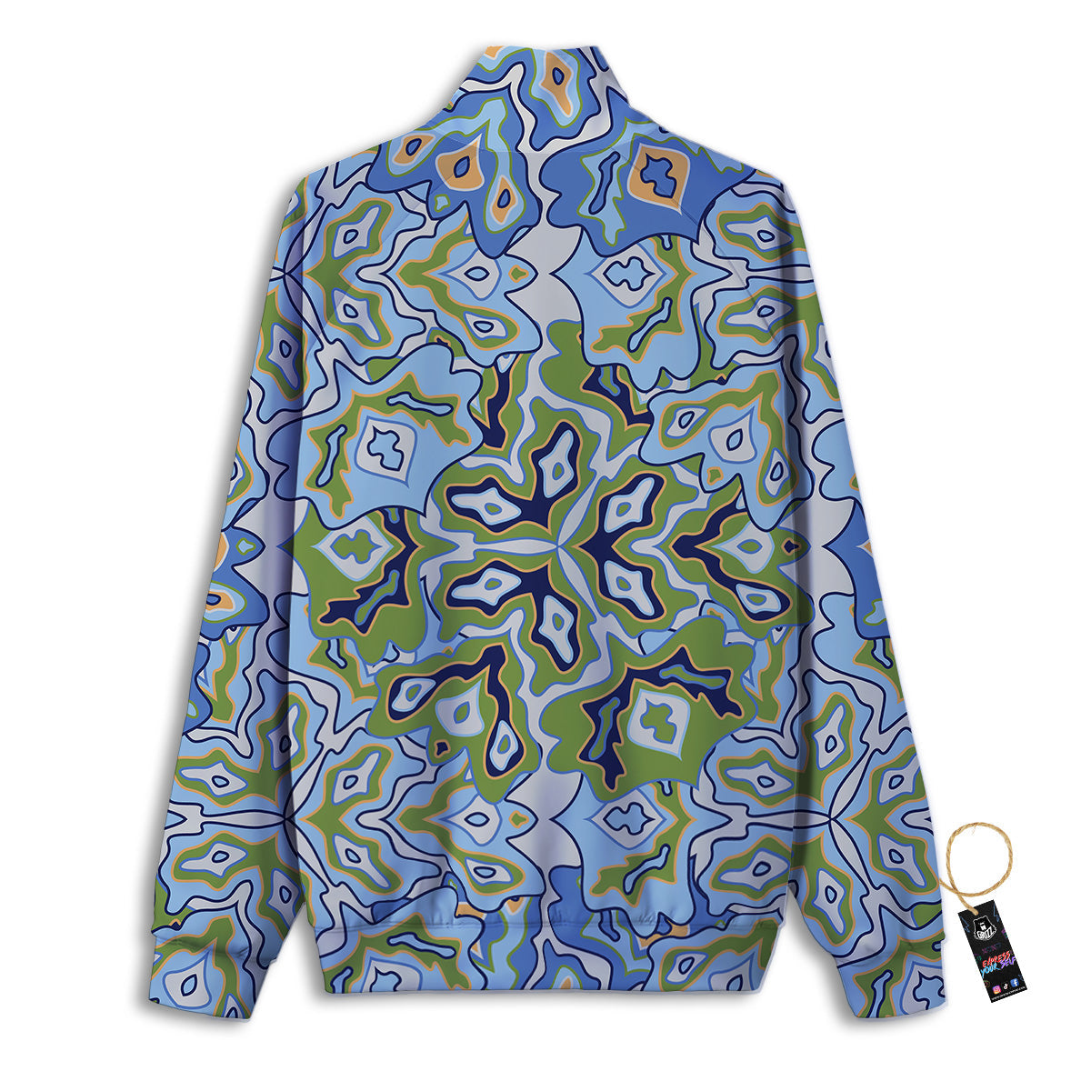 Kaleidoscope Boho Print Track Jacket-grizzshop