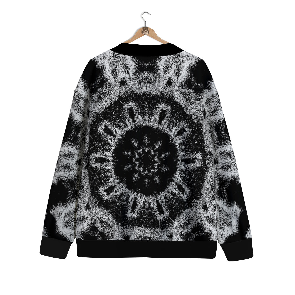 Kaleidoscope Cloud Dark Print Cardigan-grizzshop