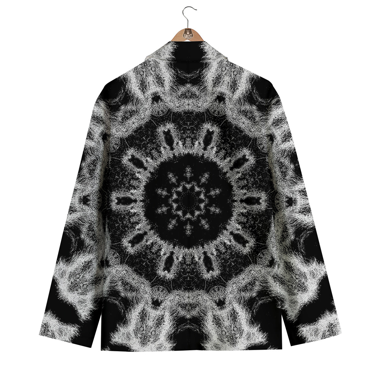 Kaleidoscope Cloud Dark Print Men's Blazer-grizzshop