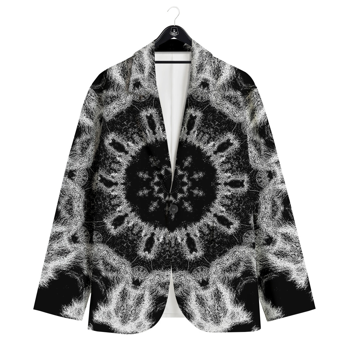 Kaleidoscope Cloud Dark Print Men's Sport Coat-grizzshop