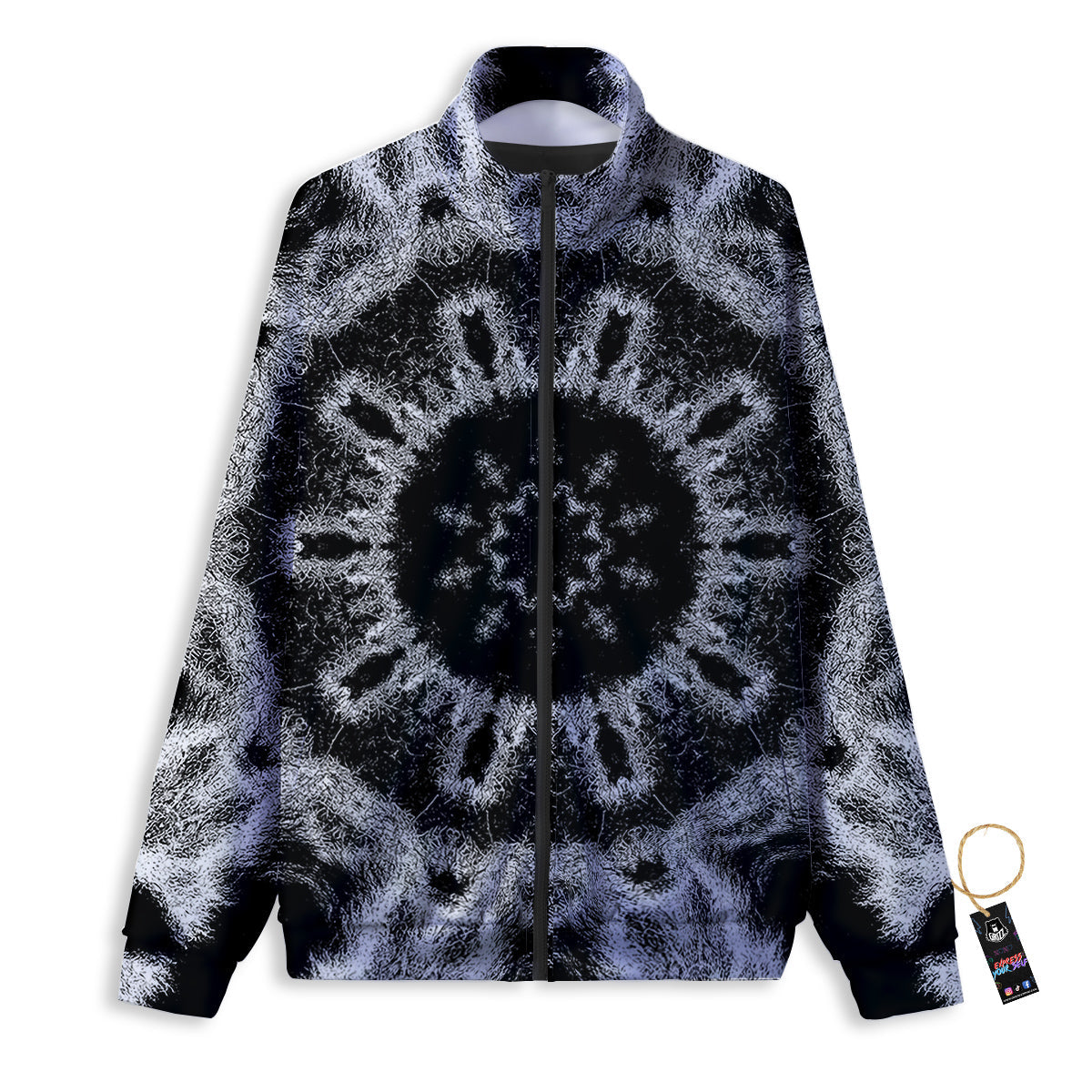 Kaleidoscope Cloud Dark Print Track Jacket-grizzshop