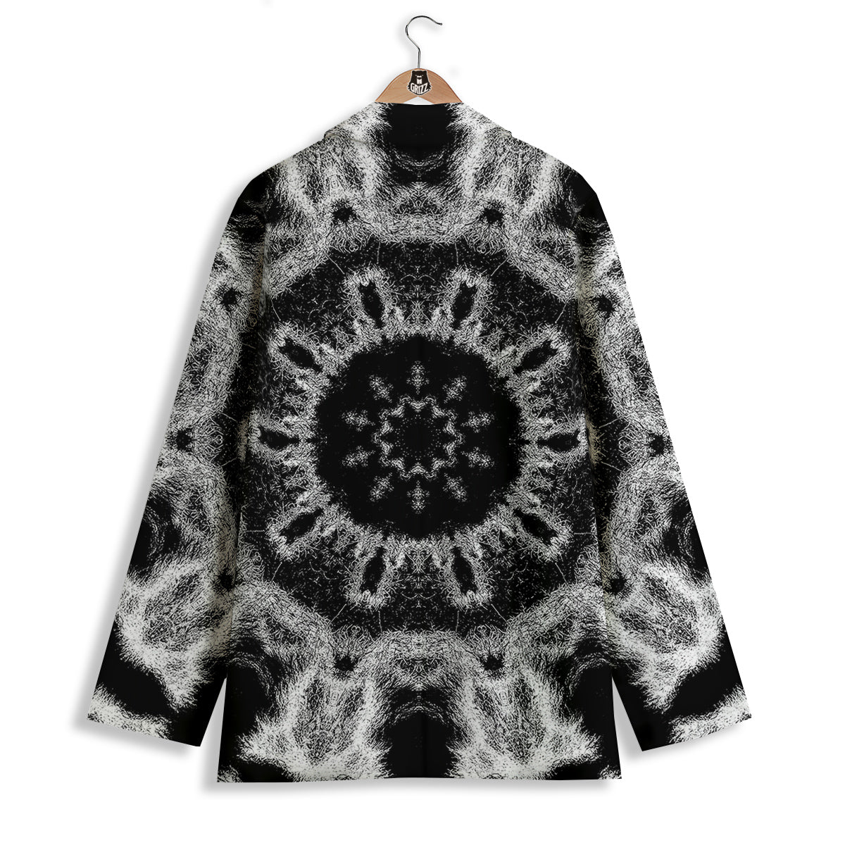 Kaleidoscope Cloud Dark Print Women's Blazer-grizzshop