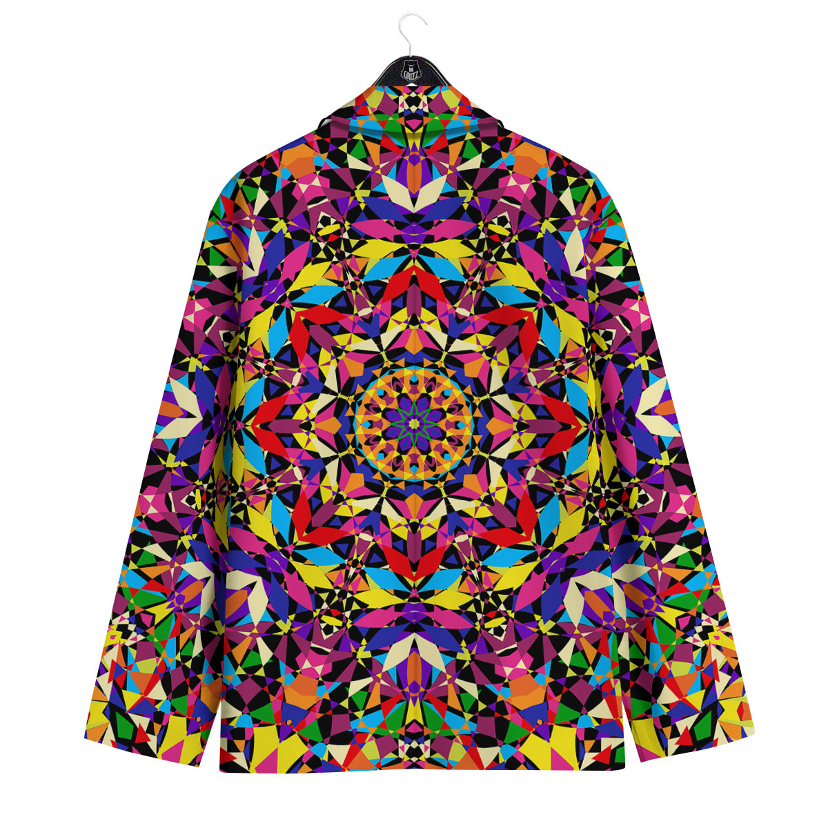 Kaleidoscope Colorful Print Men's Sport Coat-grizzshop