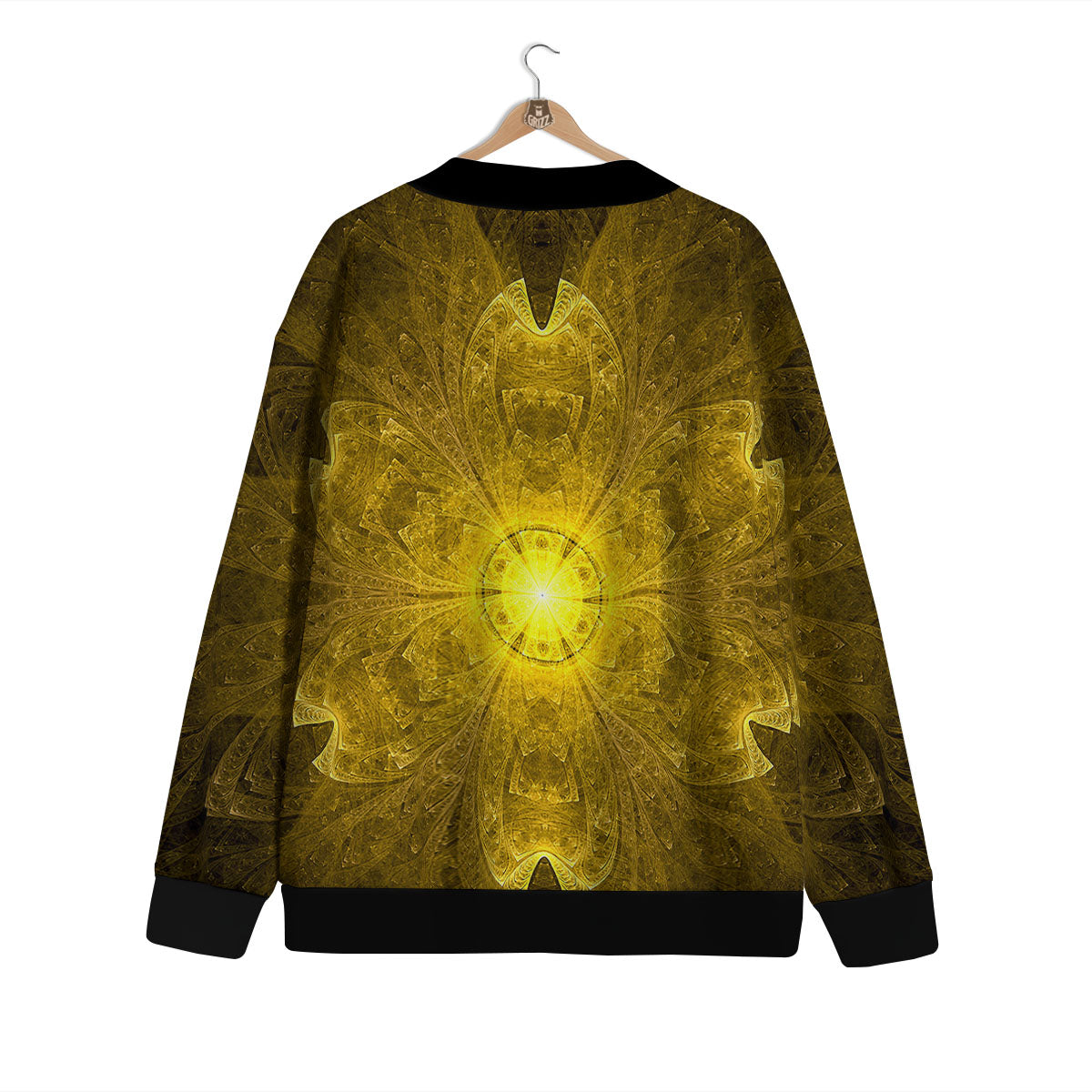 Kaleidoscope Golden Print Cardigan-grizzshop