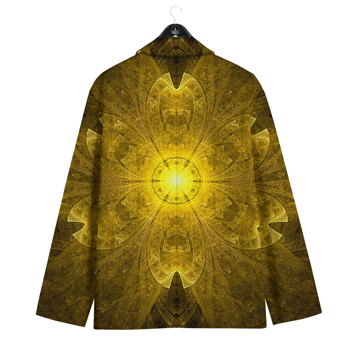 Kaleidoscope Golden Print Men's Sport Coat-grizzshop