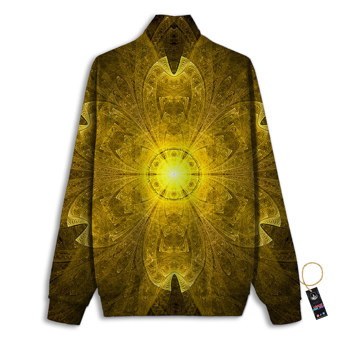 Kaleidoscope Golden Print Track Jacket-grizzshop
