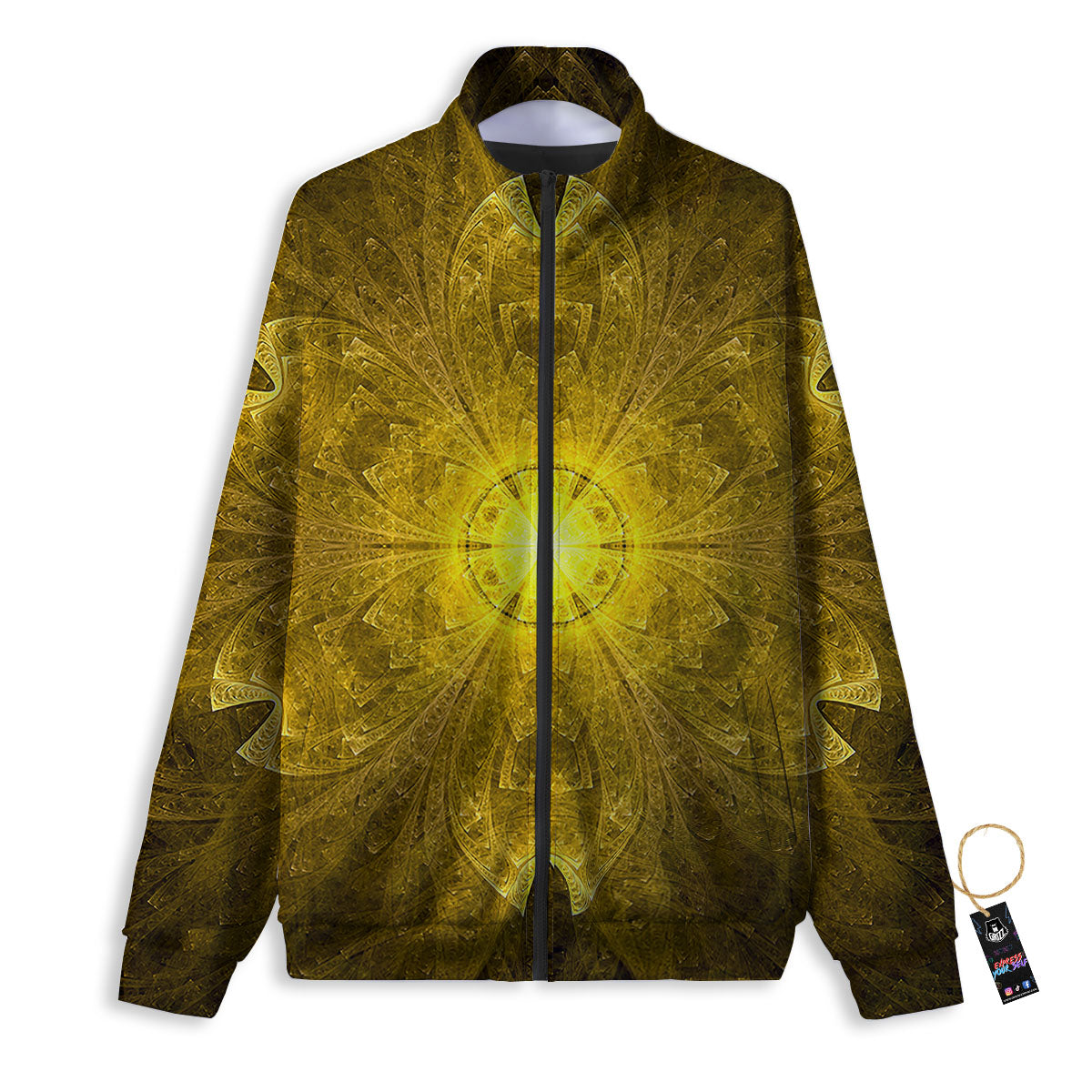 Kaleidoscope Golden Print Track Jacket-grizzshop