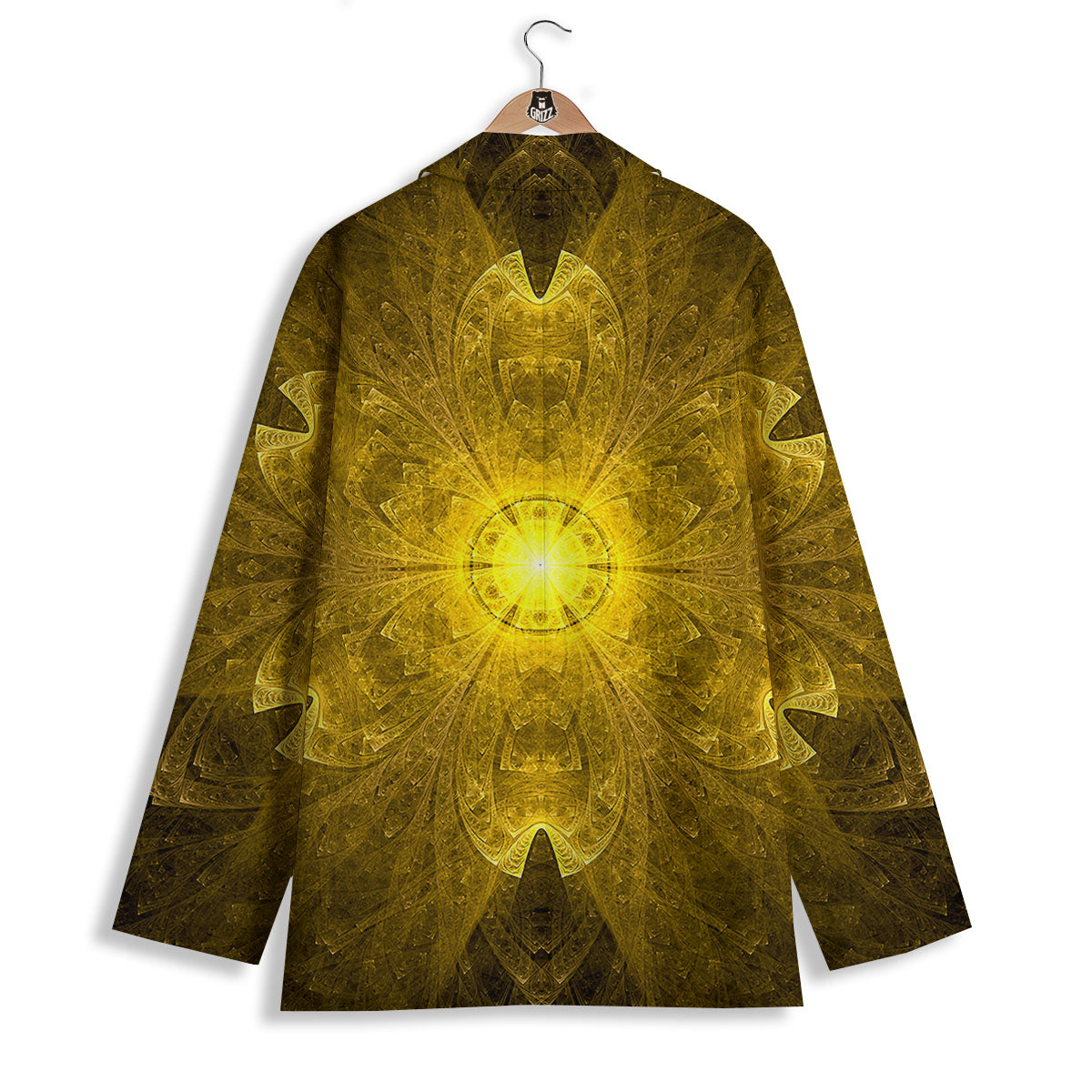 Kaleidoscope Golden Print Women's Blazer-grizzshop