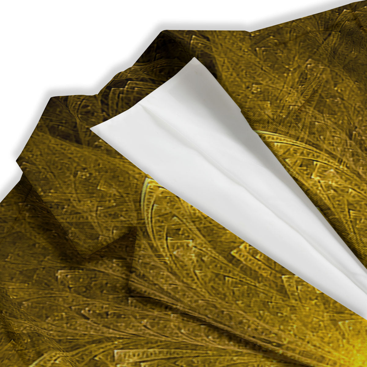 Kaleidoscope Golden Print Women's Blazer-grizzshop