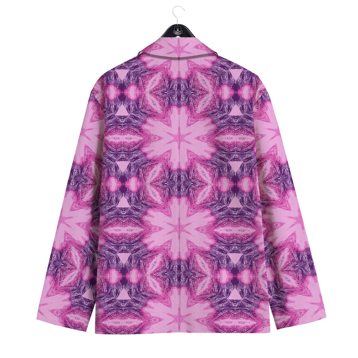 Kaleidoscope Pink Print Pattern Men's Sport Coat-grizzshop