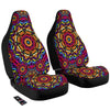 Kaleidoscope Psychedelic Colorful Print Car Seat Covers-grizzshop