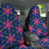 Kaleidoscope Psychedelic Print Pattern Car Seat Covers-grizzshop