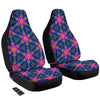 Kaleidoscope Psychedelic Print Pattern Car Seat Covers-grizzshop