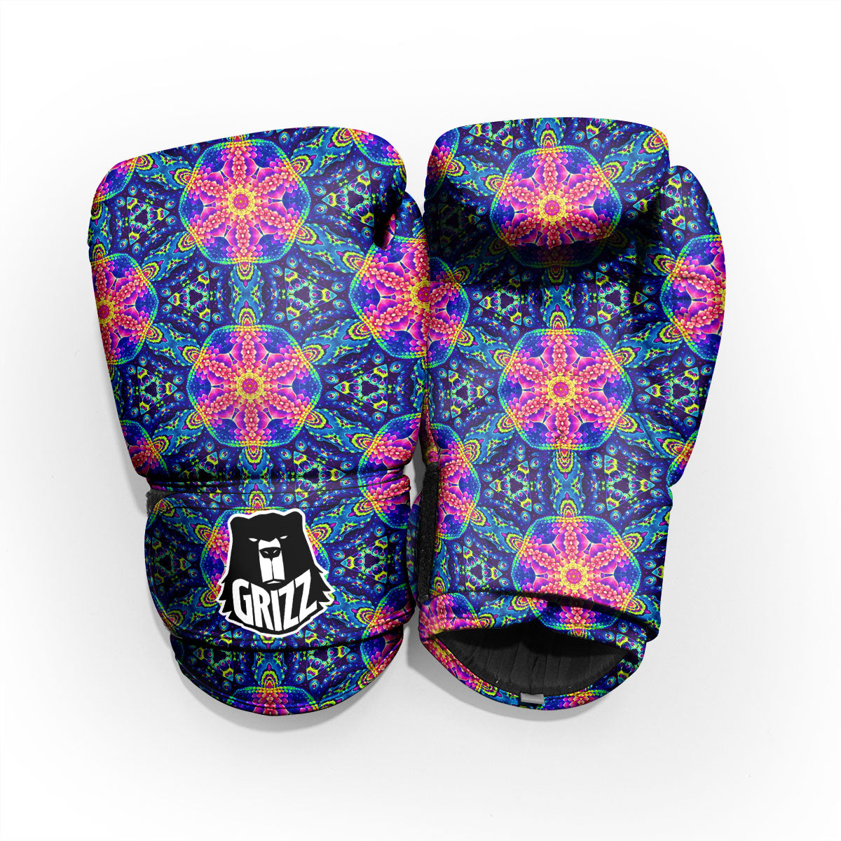 Kaleidoscope Psychedelic Print Pattern Pro Boxing Glove