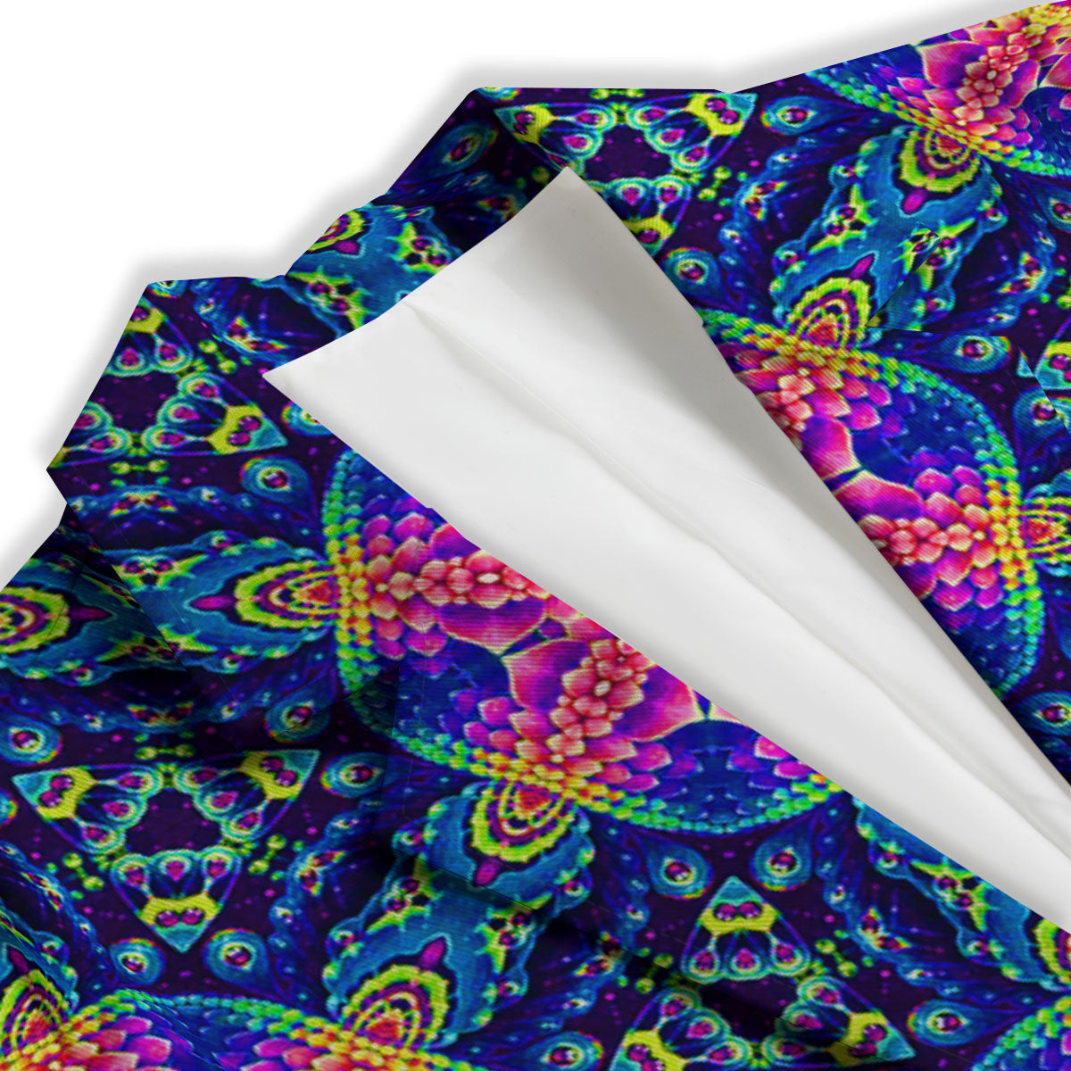 Kaleidoscope Psychedelic Print Pattern Women's Blazer-grizzshop