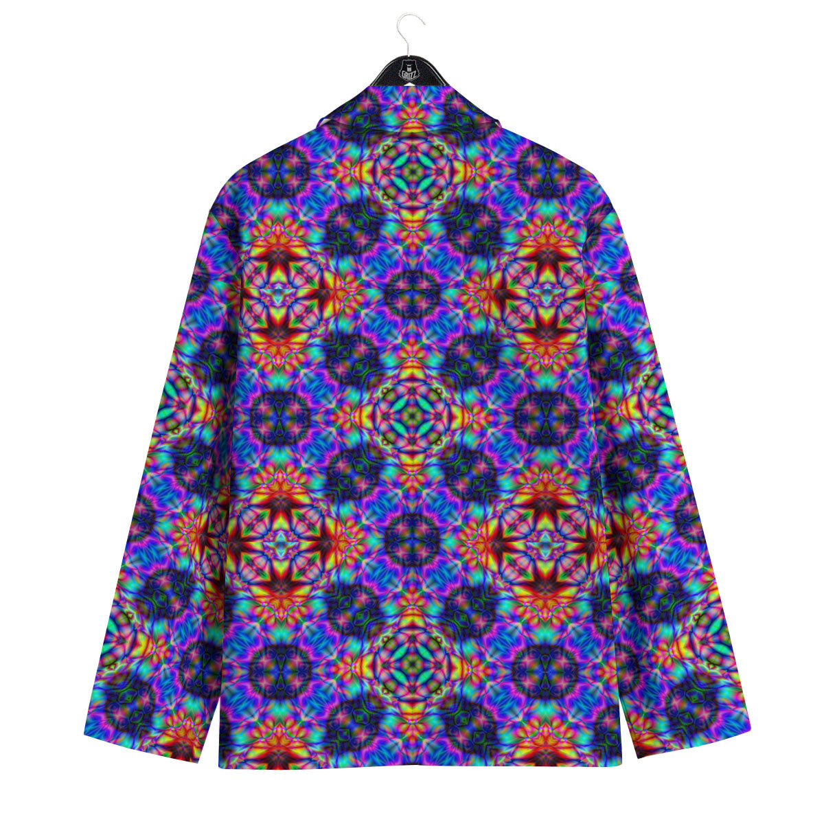 Kaleidoscope Rainbow Print Pattern Men's Sport Coat-grizzshop