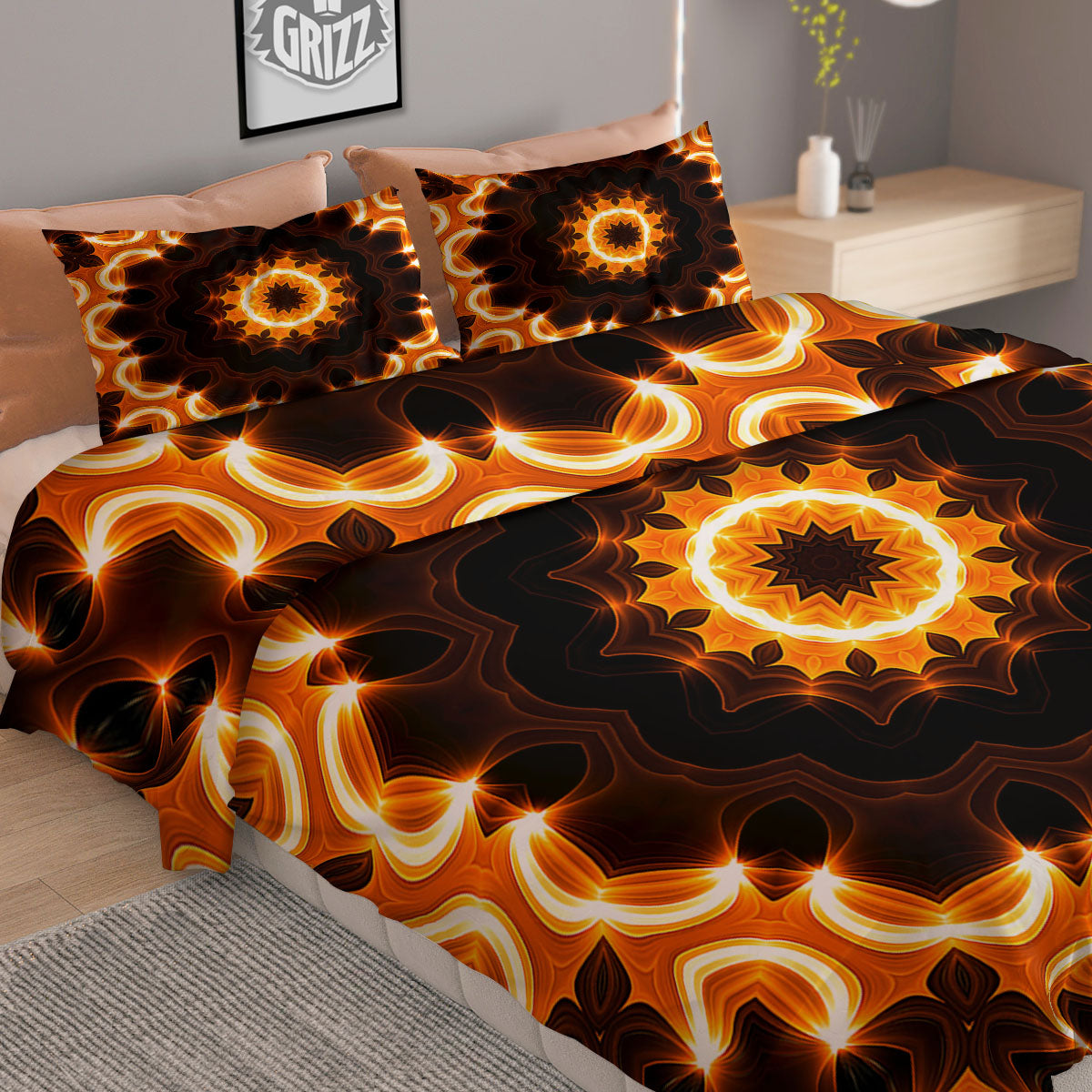 Kente Tribal West African Print Pattern Duvet Cover Bedding Set