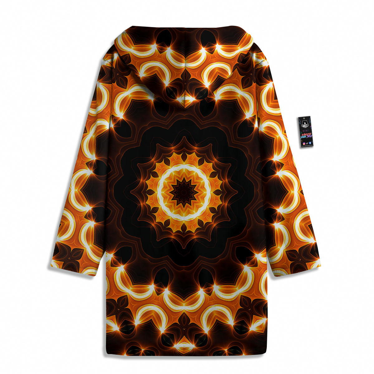 Kaleidoscope Shiny Print Men's Windbreaker Jacket-grizzshop