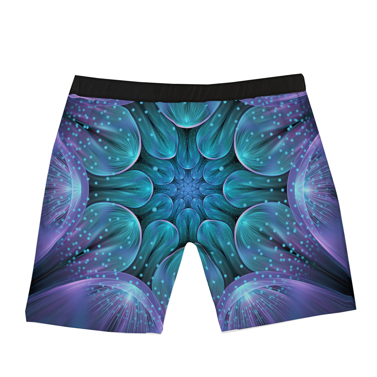 Kaleidoscope Sparkle Print Boxer Briefs-grizzshop