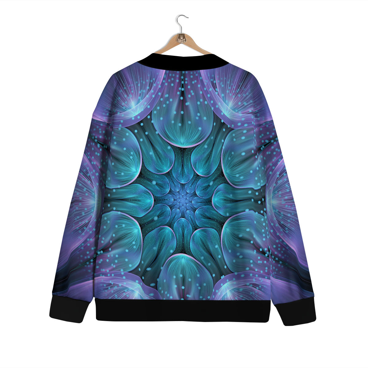 Kaleidoscope Sparkle Print Cardigan-grizzshop