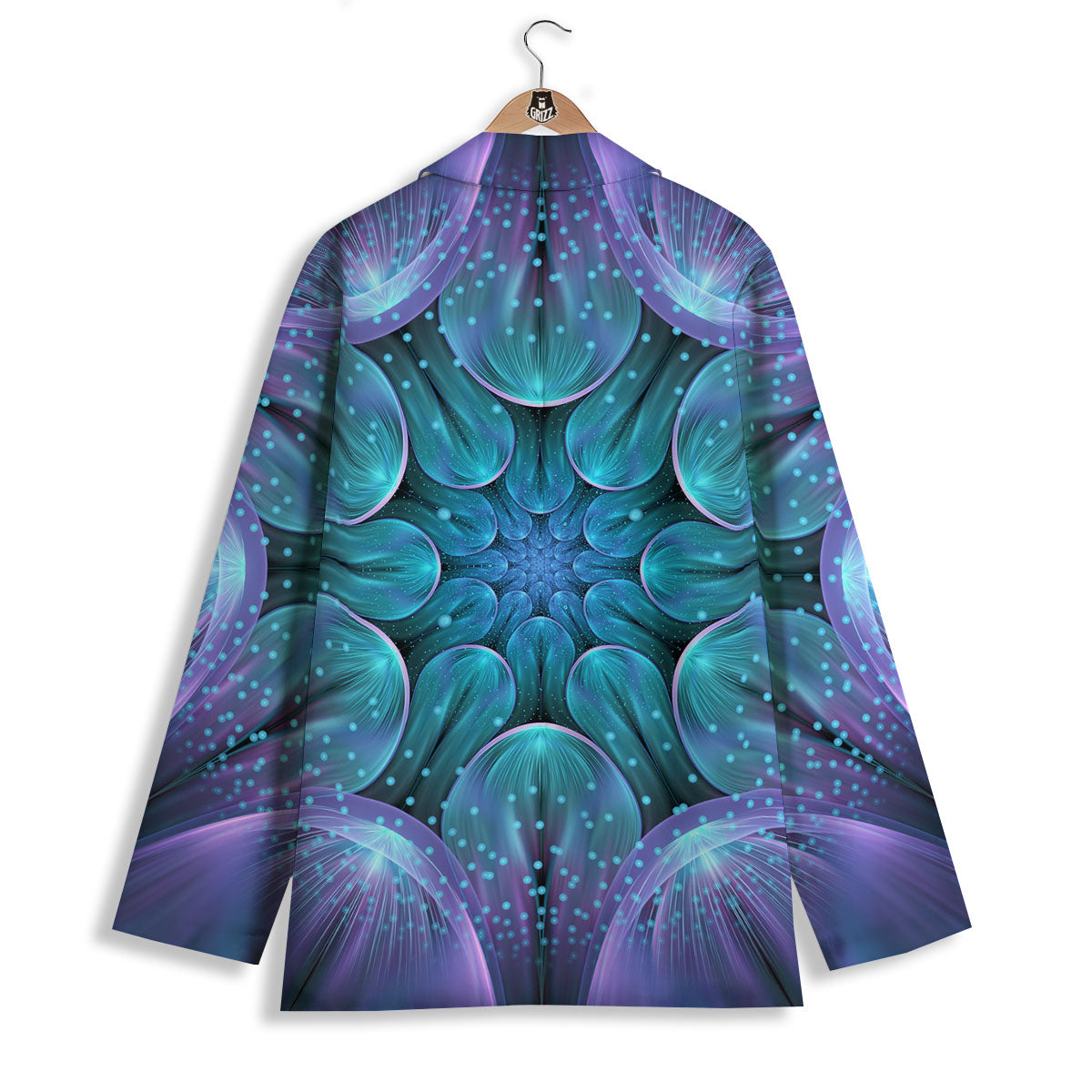 Kaleidoscope Sparkle Print Women's Blazer-grizzshop
