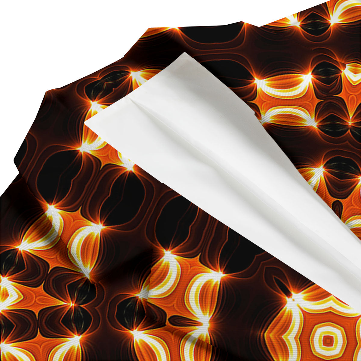 Kaleidoscope Spot Yellow Print Men's Blazer-grizzshop