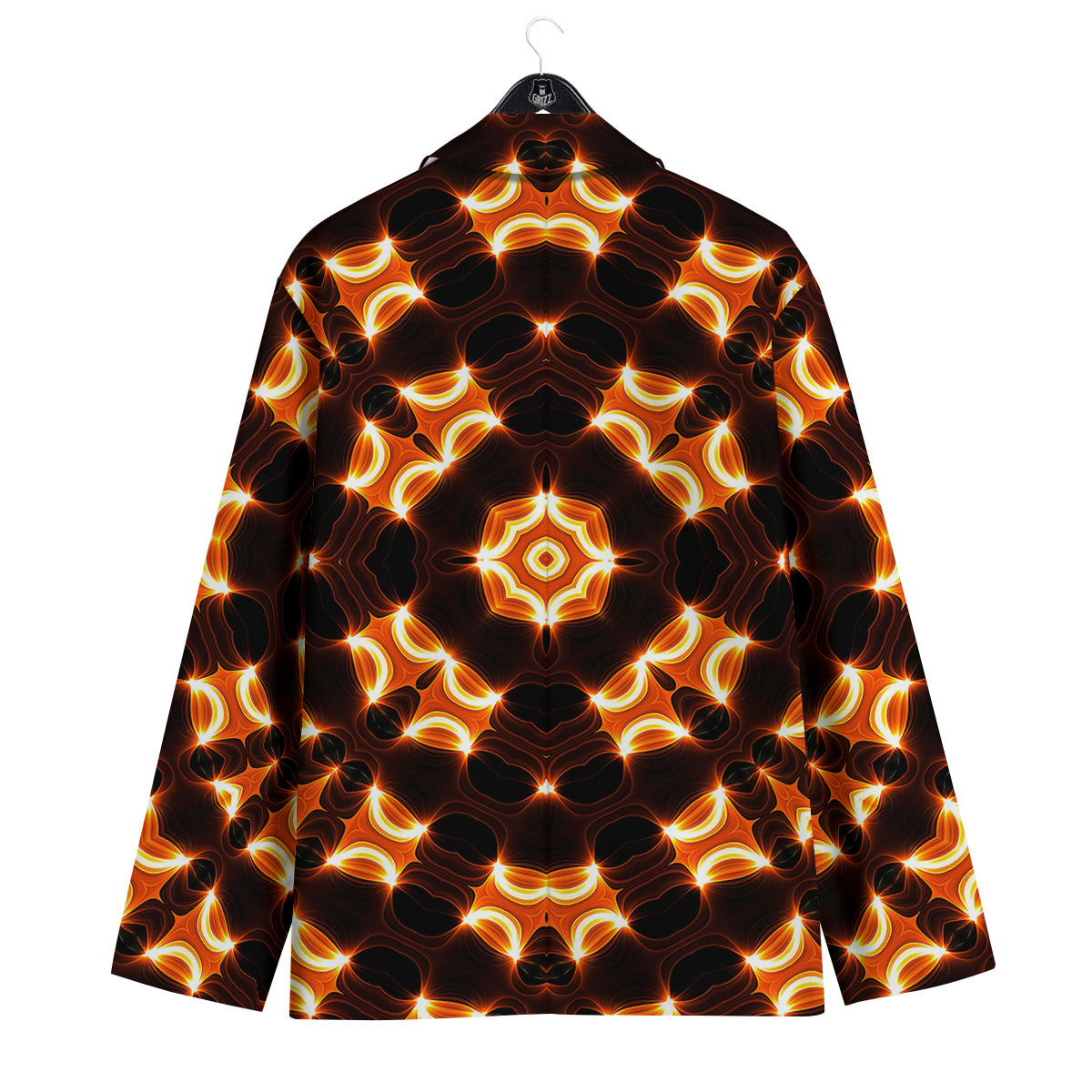 Kaleidoscope Spot Yellow Print Men's Sport Coat-grizzshop