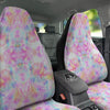 Kaleidoscope Tie Dye Pastel Print Pattern Car Seat Covers-grizzshop