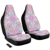 Kaleidoscope Tie Dye Pastel Print Pattern Car Seat Covers-grizzshop