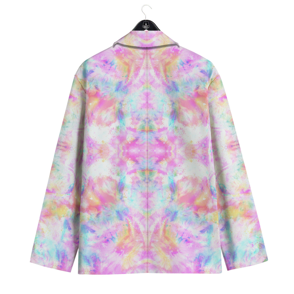 Kaleidoscope Tie Dye Pastel Print Pattern Men's Sport Coat-grizzshop
