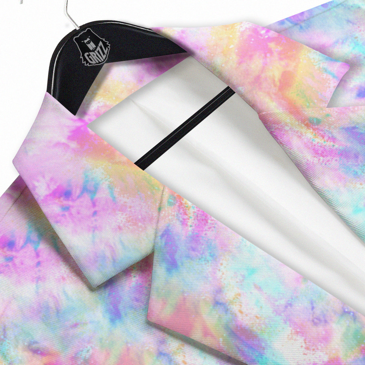 Kaleidoscope Tie Dye Pastel Print Pattern Men's Sport Coat-grizzshop