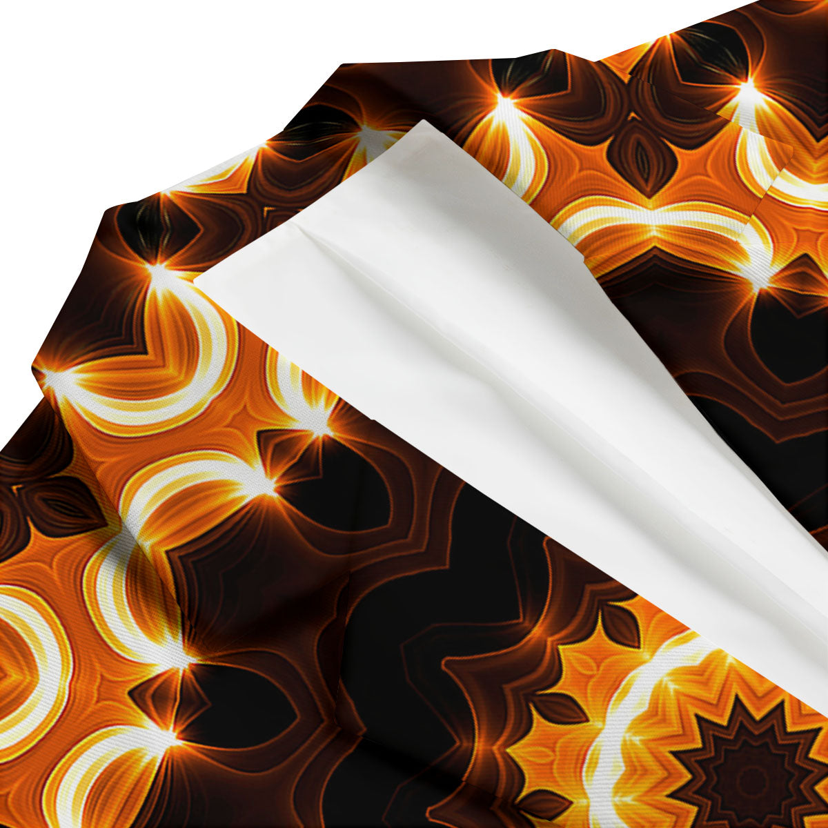 Kaleidoscope Vintage Print Men's Blazer-grizzshop