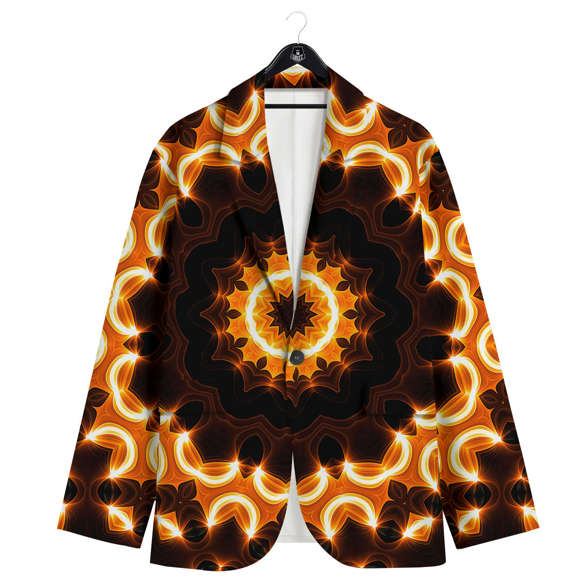Kaleidoscope Vintage Print Men's Sport Coat-grizzshop