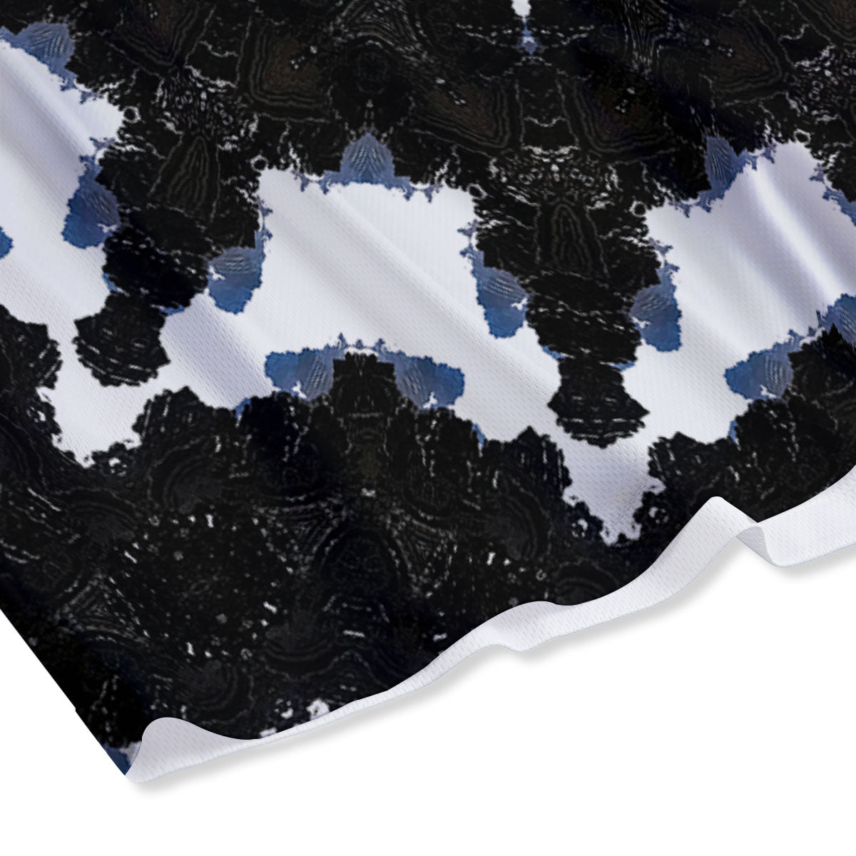 Lotus Leaf And Flower On The Water Print Pattern Mesh Shorts