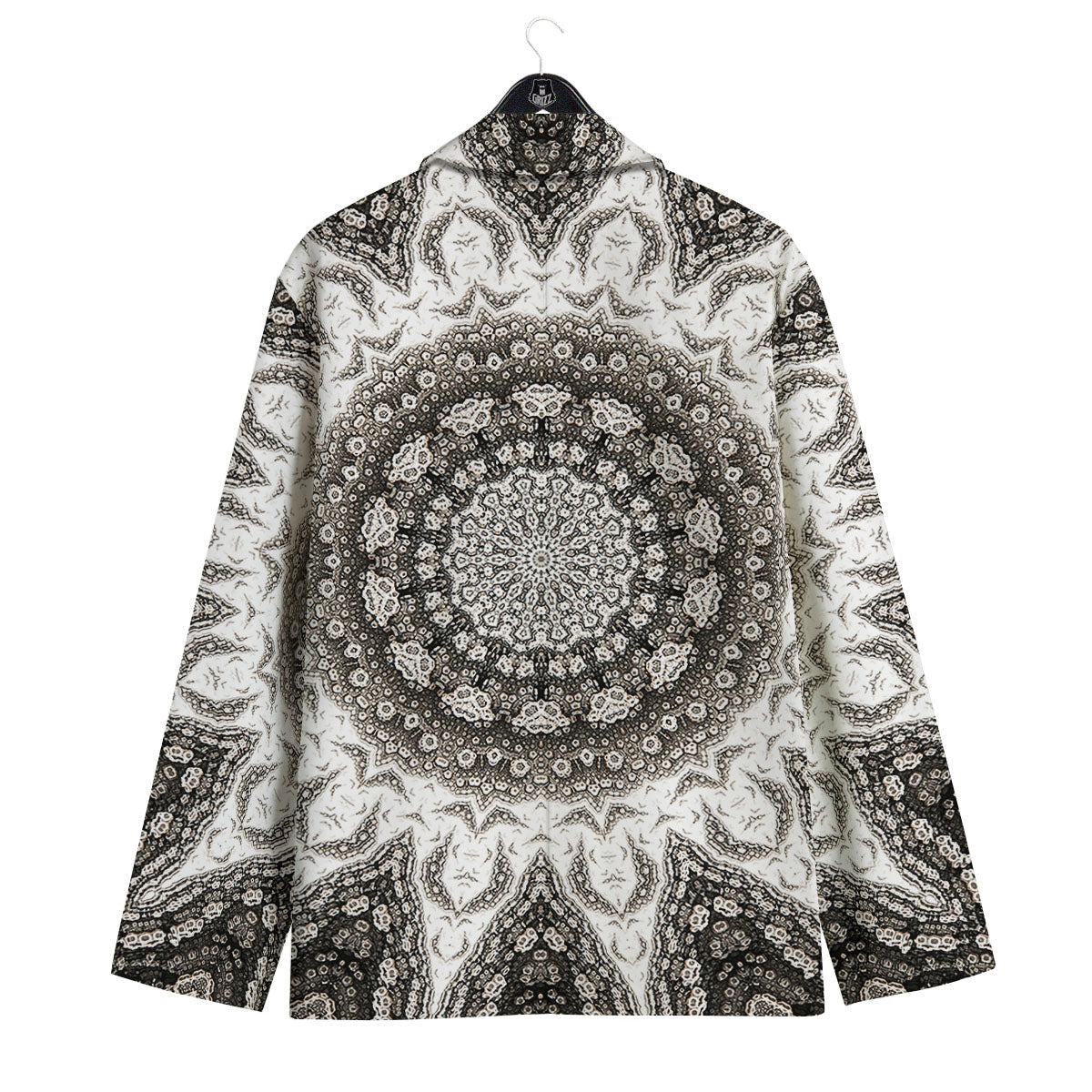 Kaleidoscope White Print Men's Sport Coat-grizzshop
