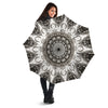 Kaleidoscope White Print Umbrella-grizzshop