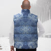 Kaleidoscope Blue Snowflake Print Down Vest