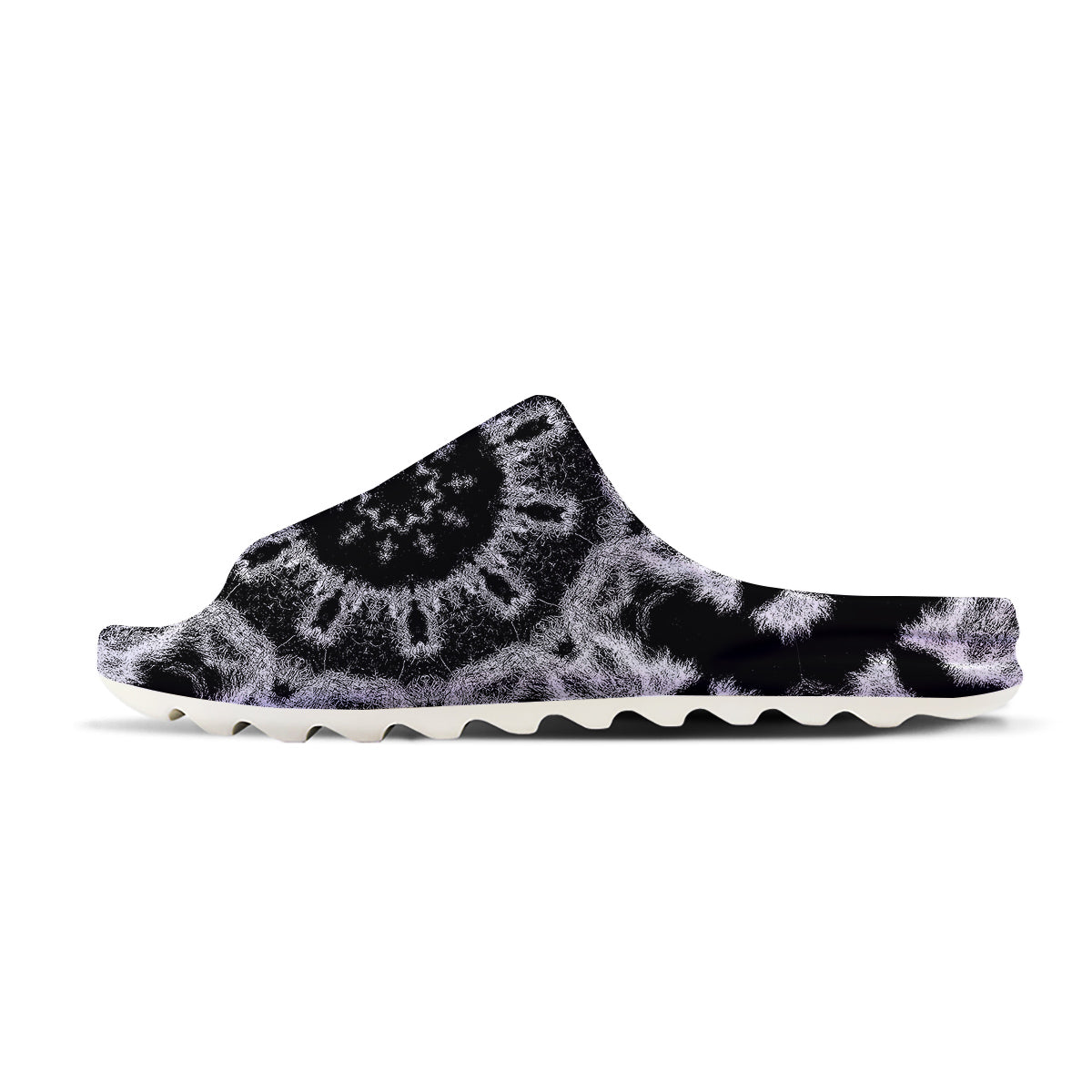 Kaleidoscope Cloud Dark Print Sandals-grizzshop
