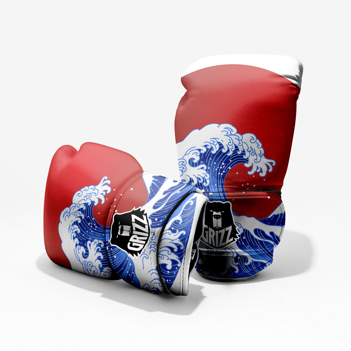 Kanagawa Wave Japanese Print Pro Boxing Glove