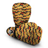 Kangaroo Aboriginal Orange Print Pattern Boxing Gloves-grizzshop