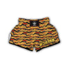 Kangaroo Aboriginal Orange Print Pattern Muay Thai Boxing Shorts-grizzshop