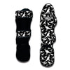 Kangaroo Black And White Print Pattern Muay Thai Shin Guards-grizzshop