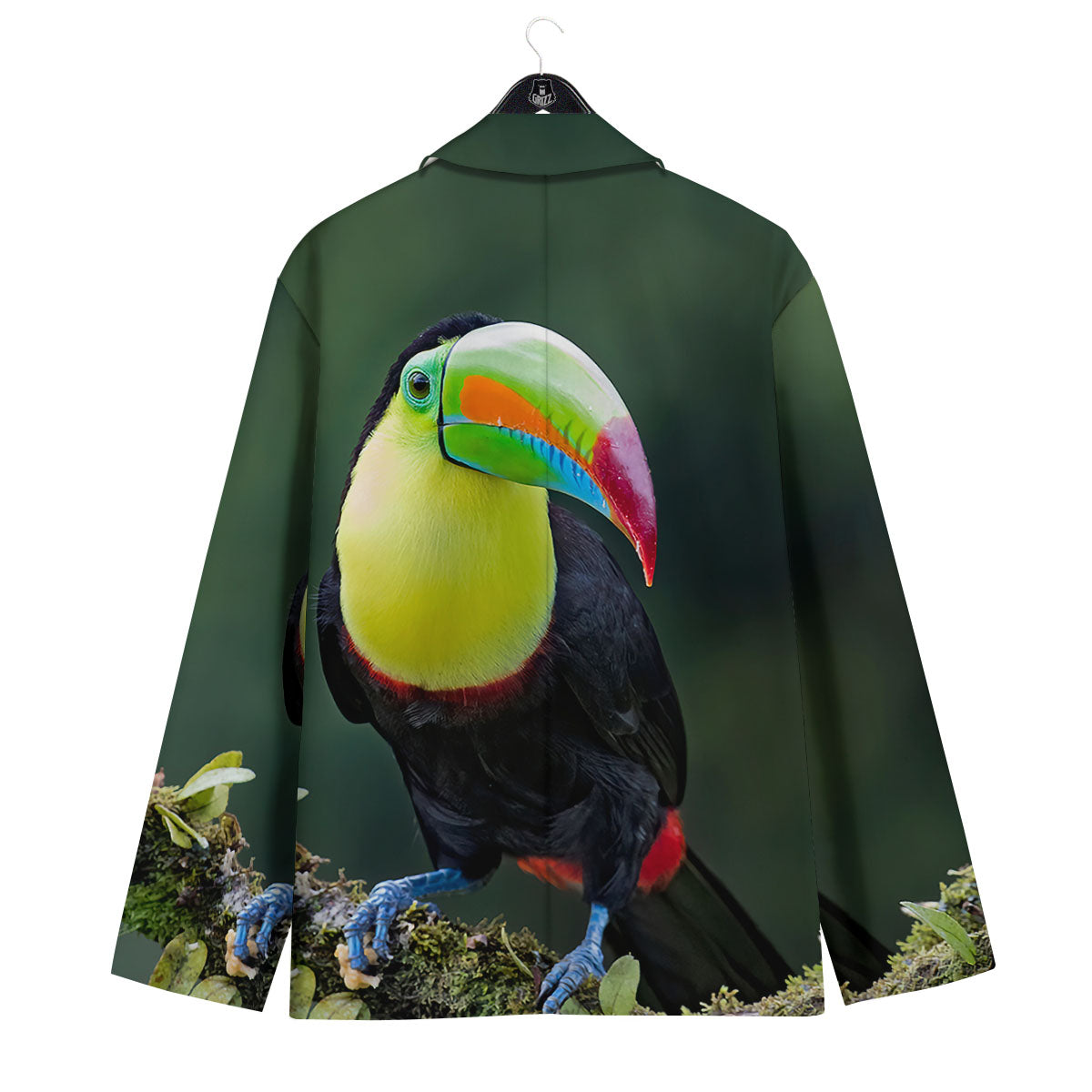 Keel-Billed Toucan Print Men's Sport Coat-grizzshop