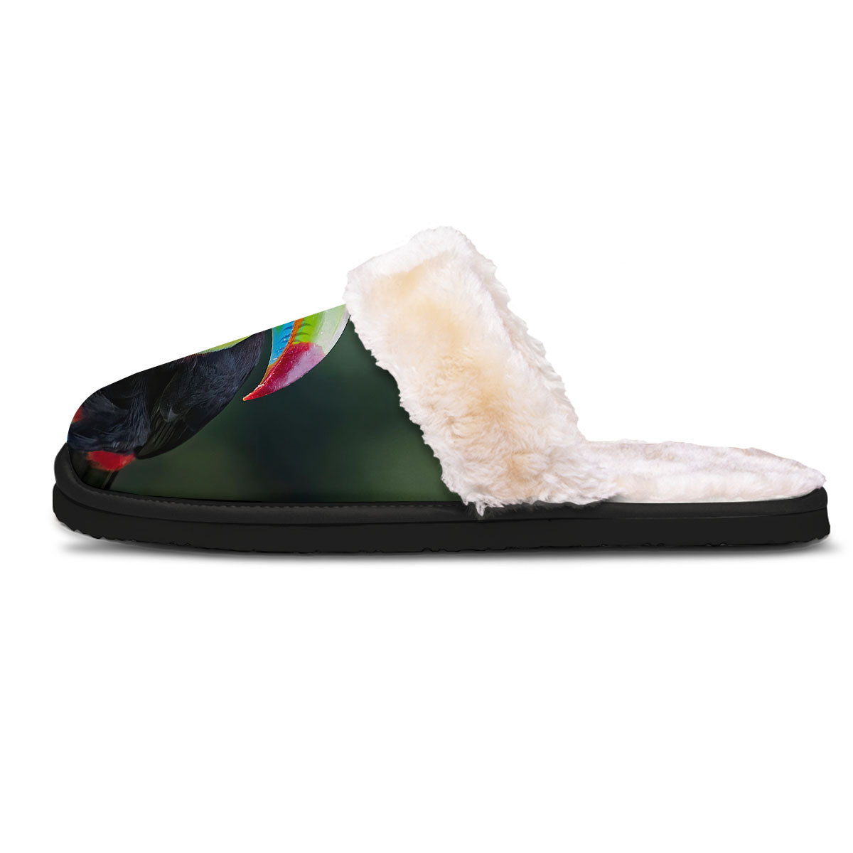 Keel-Billed Toucan Print Slippers-grizzshop
