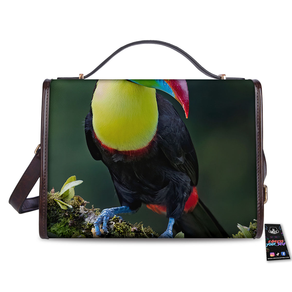 Keel-Billed Toucan Print Women's Satchel Bag