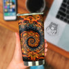 Keleidoscope Lava Texture Print Tumbler-grizzshop